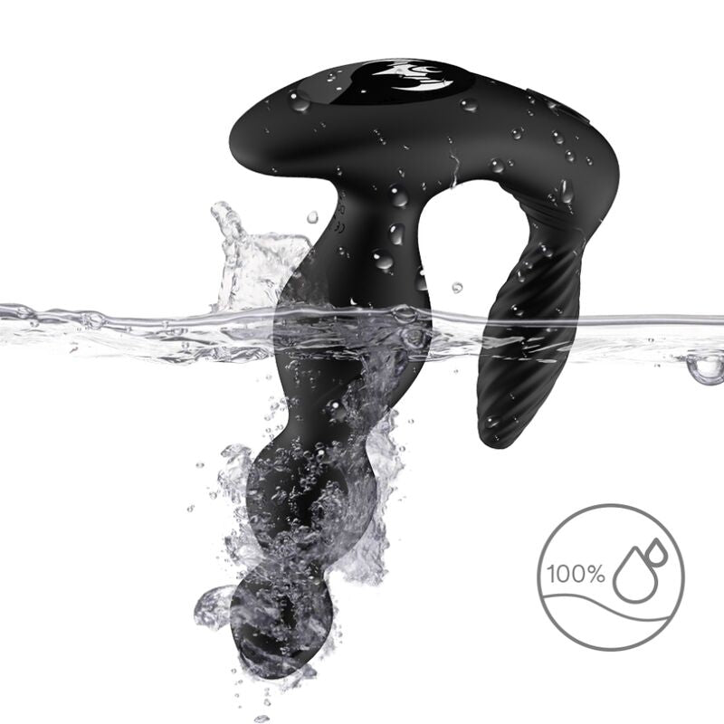 ARMONY - MANFUN VIBRATOR & STIMULATOR ANALE PLUG AFSTANDSBEDIENING ZWART
