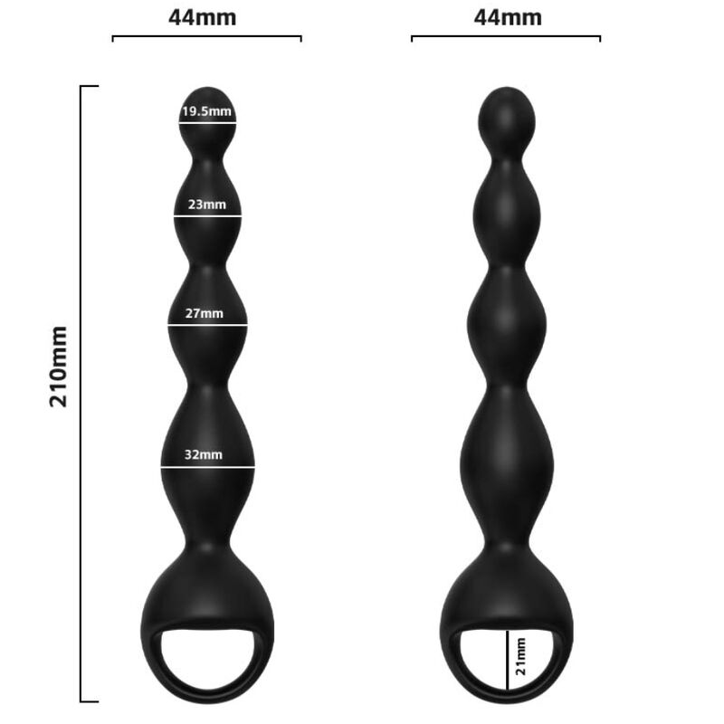 ARMONY - VIBRATOR VINGER ANAALPLUG ZWART