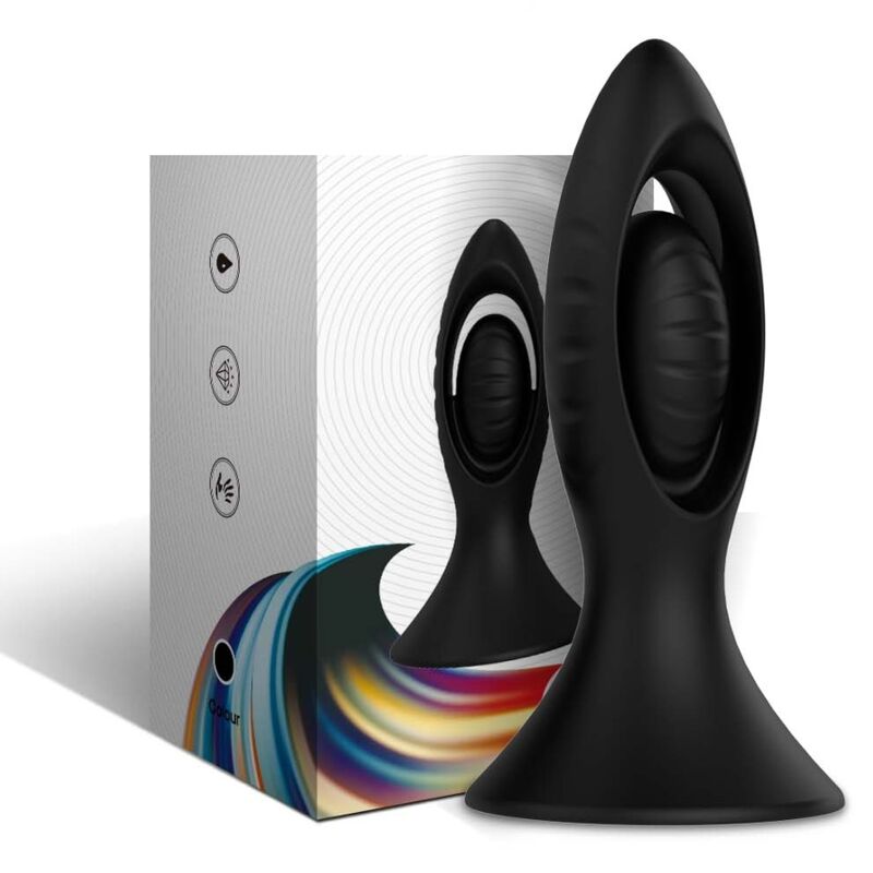 ARMONY - VIBRATOR & ANALE PLUG SILICONEN ZWART