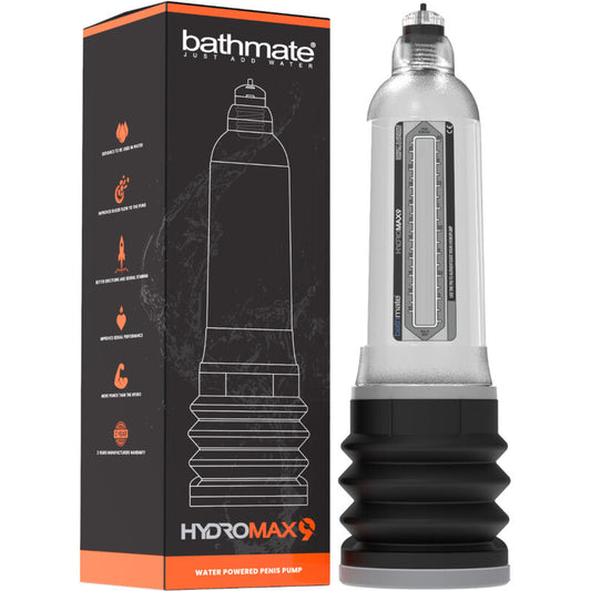 BATHMATE - HYDROMAX 9 TRANSPARANTE PENISVERGROTER POMP