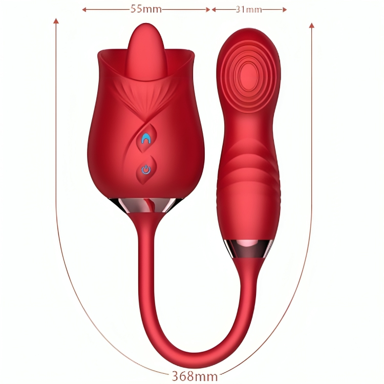 ARMONY - DELIGHT BLOEM VIBRATOR & BUMPING MET RODE TONG