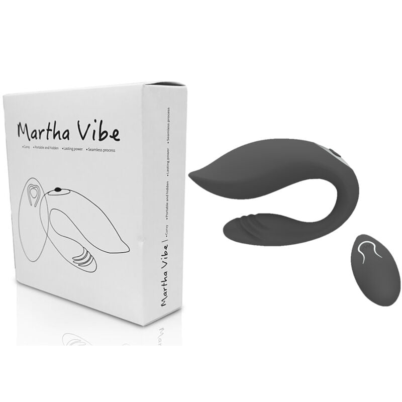 ARMONY - MARTHA VIBRATOR VOOR PAARTJES ZWARTE AFSTANDSBEDIENING
