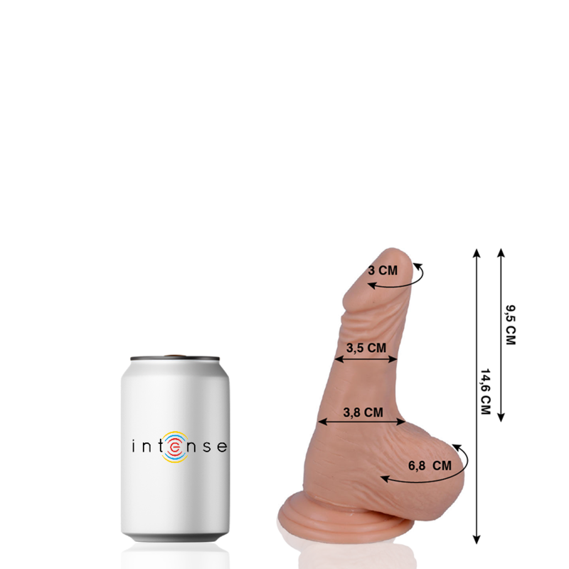 MR INTENSE - 1 REALISTISCHE PIK 14,6 CM -O- 3,5 CM