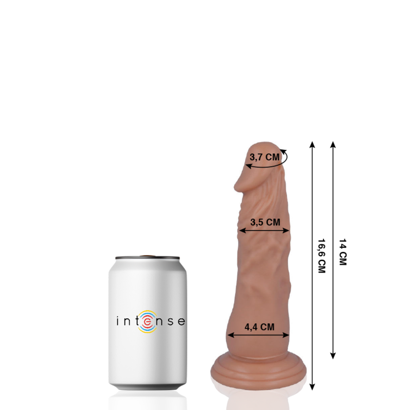 MR INTENSE - 6 REALISTISCHE PIEMEL 16.6 CM -O- 4.4 CM