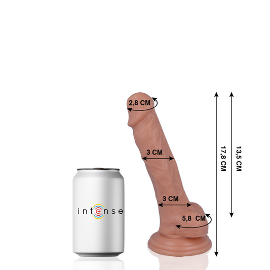 MR INTENSE - 9 REALISTISCHE PIEMEL 17,8 CM -O- 3 CM