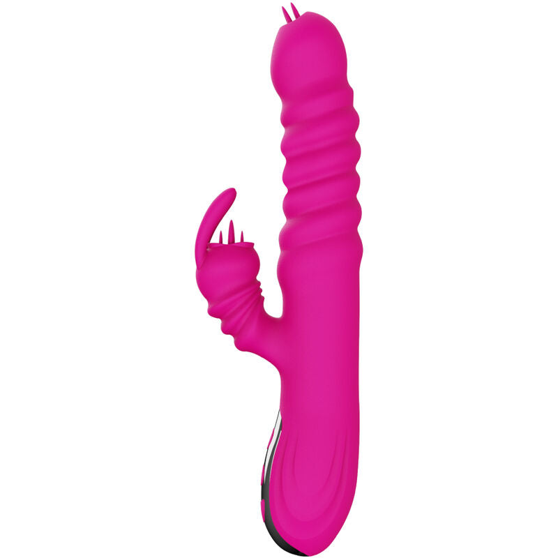 ARMONY - KONIJN DUBBELE TONG MULTIFUNCTIONELE VIBRATOR FUCHSIA WARMEFFECT