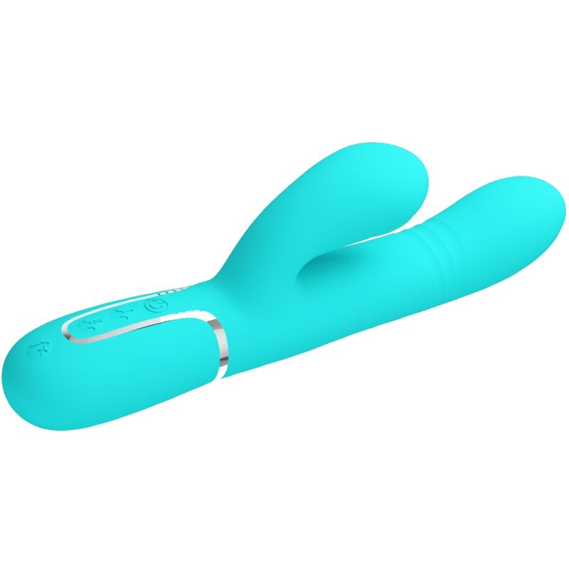 PRETTY LOVE - MULTIFUNCTIONELE G-SPOT VIBRATOR AQUA GROEN