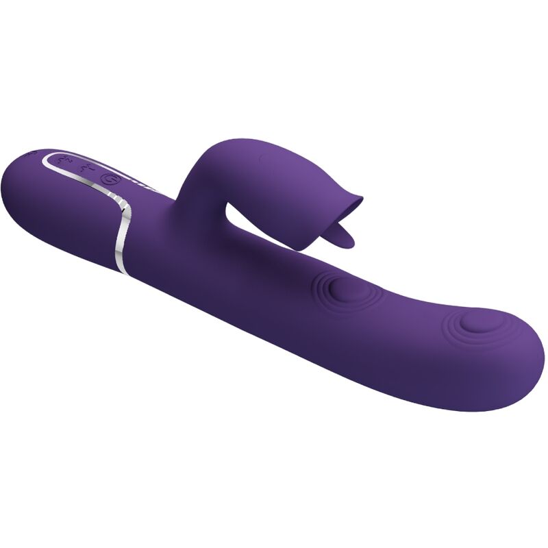 PRETTY LOVE - KONIJN VIBRATOR MET LIKFUNCTIE PAARS