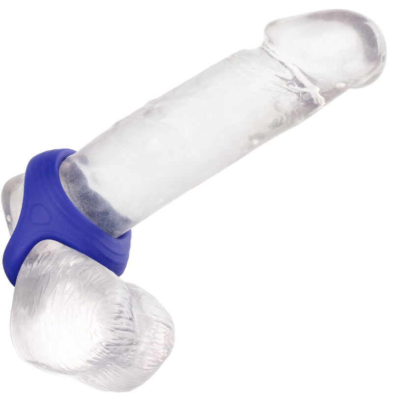 CALEXOTICS - ADMIRAAL COCK BALL DUBBELE RING BLAUW
