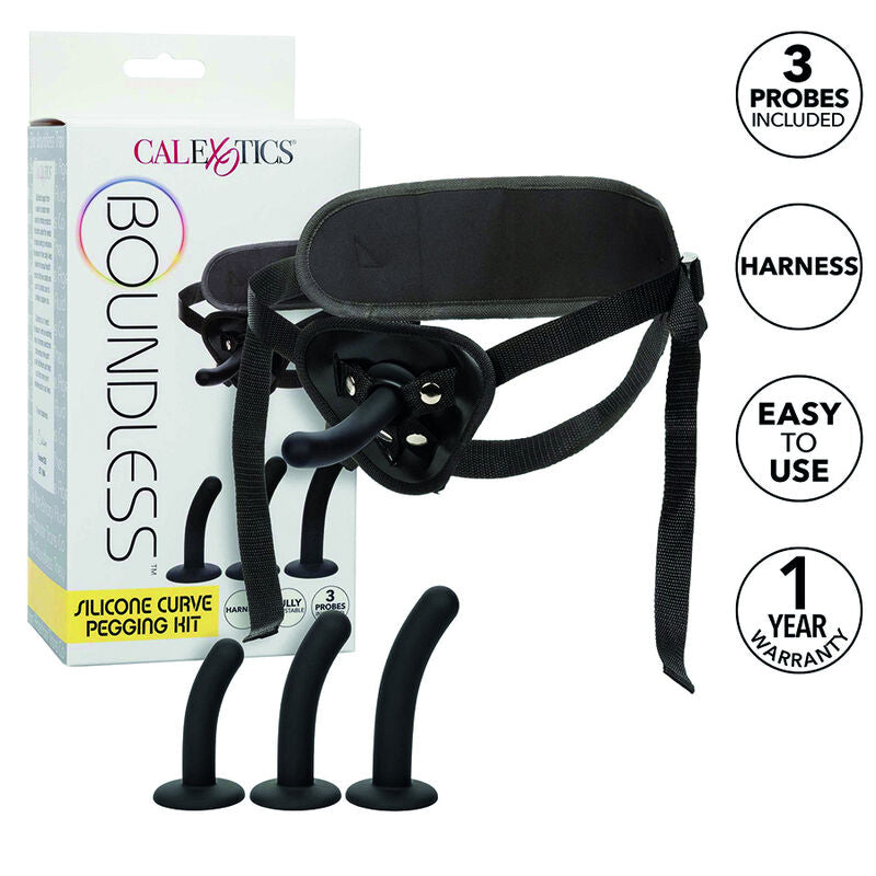 CALEXOTICS - BOUNDLESS SILICONE CURVE PEGGINGKIT