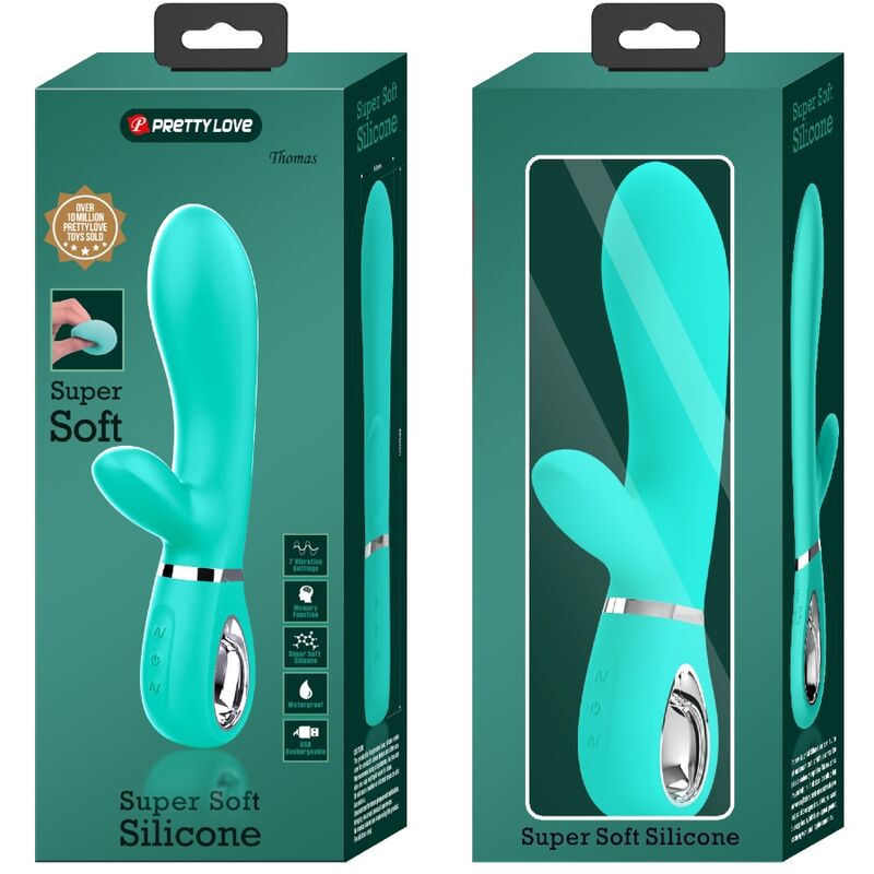 PRETTY LOVE - THOMAS MULTIFUNCTIONELE G-SPOT VIBRATOR AQUAGROEN