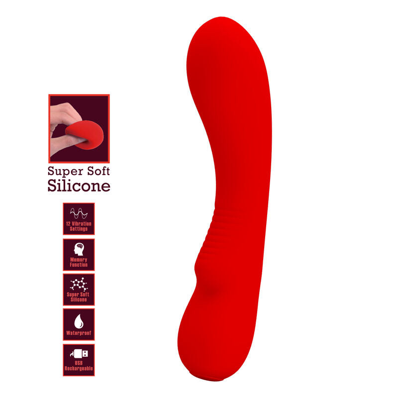 PRETTY LOVE - PRESCOTT OPLAADBARE VIBRATOR ROOD