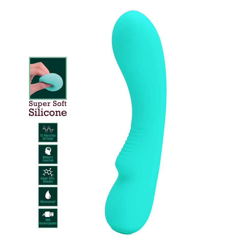 PRETTY LOVE - PRESCOTT OPLAADBARE VIBRATOR AQUAGROEN