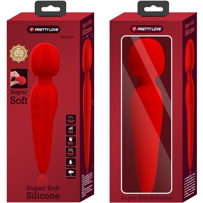 PRETTY LOVE - MEREDITH MASSAGER 12 VIBRATIEMODI ROOD