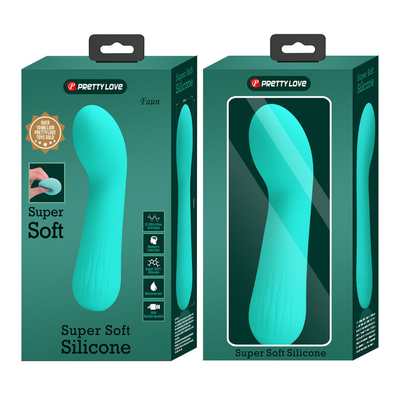 PRETTY LOVE - FAUN OPLAADBARE VIBRATOR AQUAGROEN
