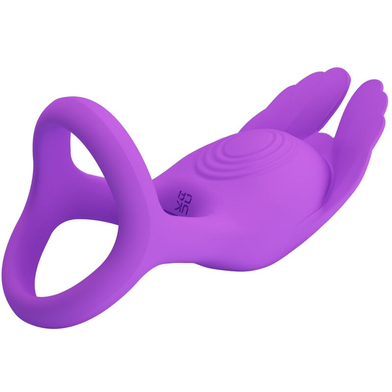 PRETTY LOVE - SILAS VIBRERENDE PENISRING 7 TRILLINGEN PAARS SILICONE