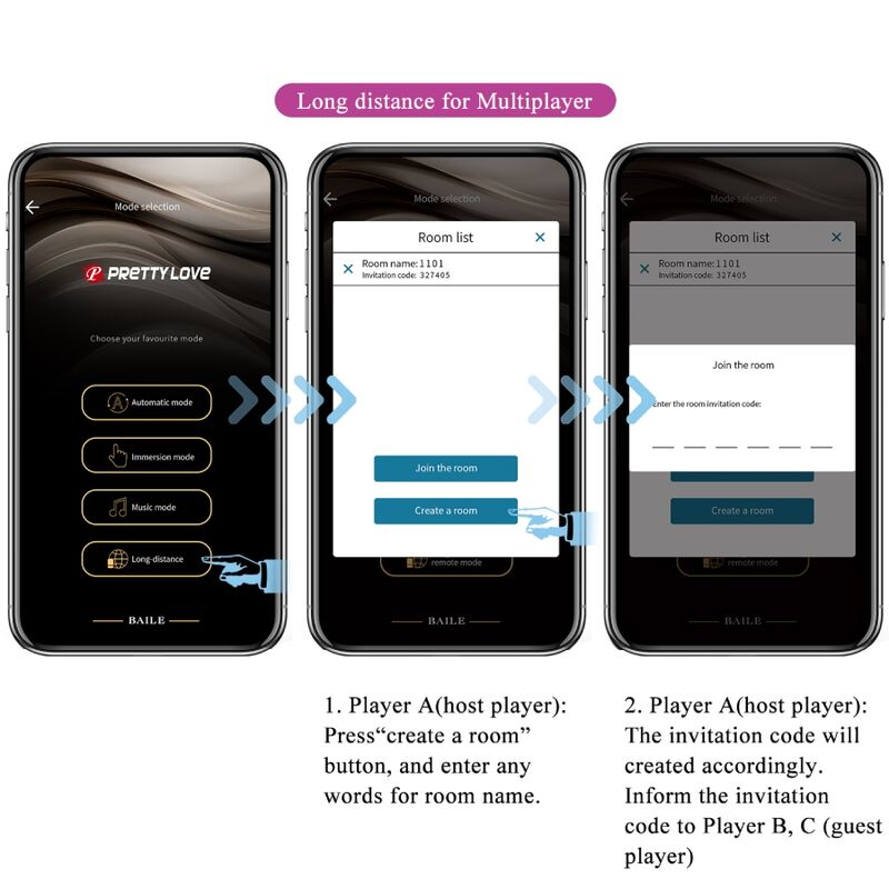 PRETTY LOVE - BILLY VIBRATION AFSTANDSBEDIENING PAARS GRATIS APP