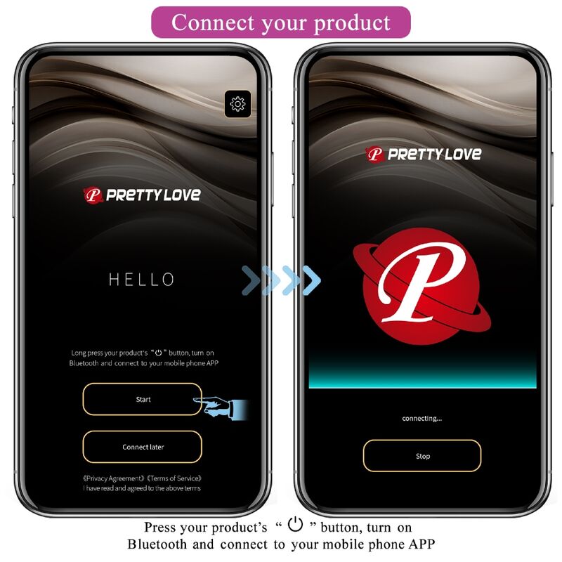 PRETTY LOVE - BILLY VIBRATION AFSTANDSBEDIENING PAARS GRATIS APP