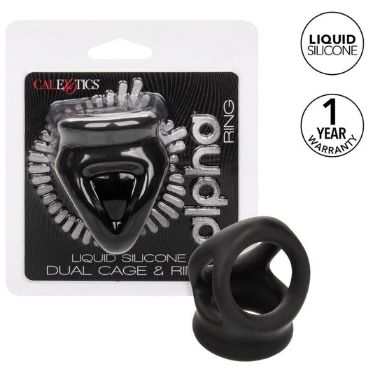 CALEXOTICS - ALPHA DUAL COCKRING ZWART