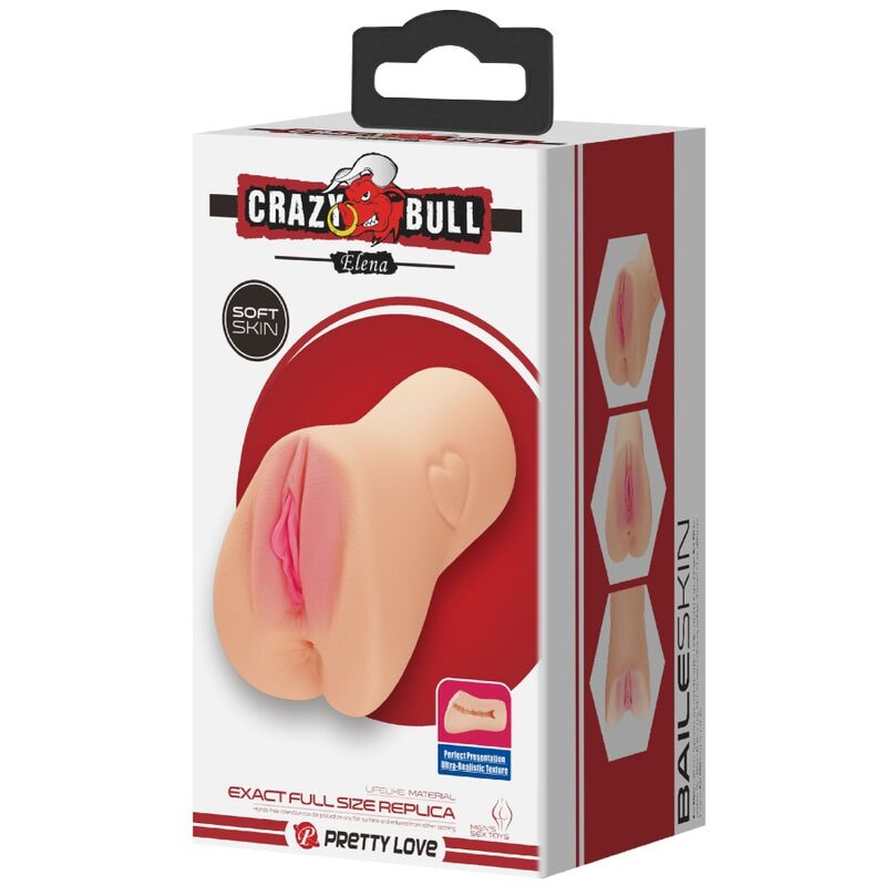 CRAZY BULL - ELENA VAGINA-VORMIGE MASTURBATOR