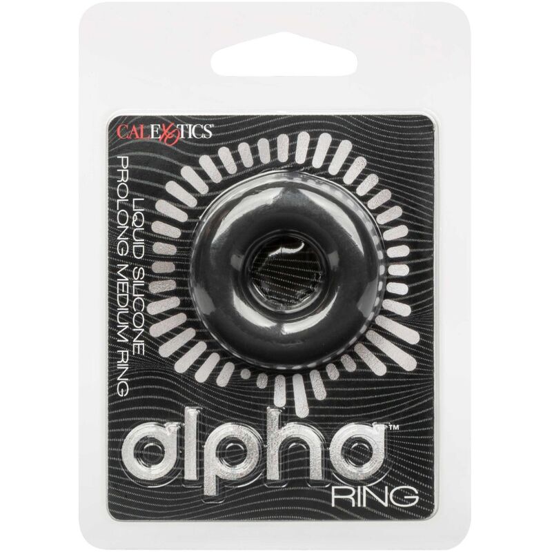 CALEXOTICS - ALPHA PROLONG MEDIUM RING ZWART