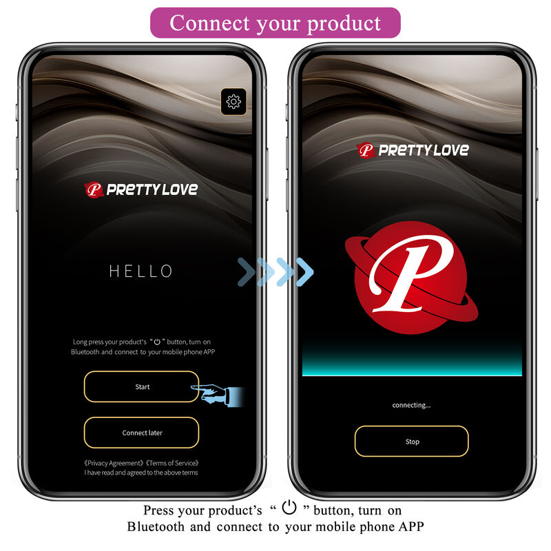 PRETTY LOVE - HECTOR ELEKTROSHOCK VIBRATOR MET APP-BEDIENING PAARS