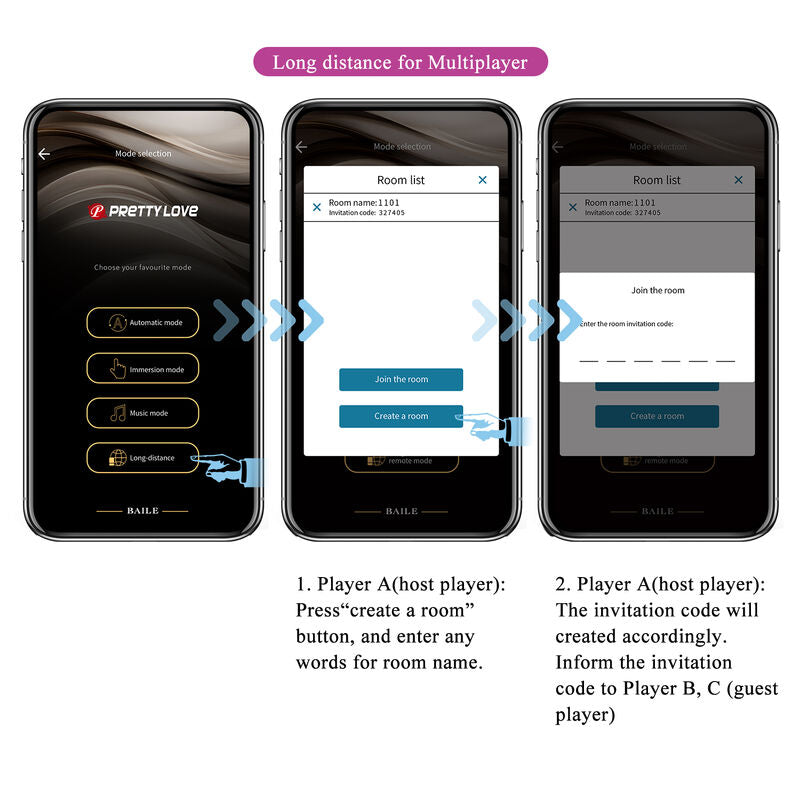 PRETTY LOVE - HECTOR ELEKTROSHOCK VIBRATOR MET APP-BEDIENING PAARS