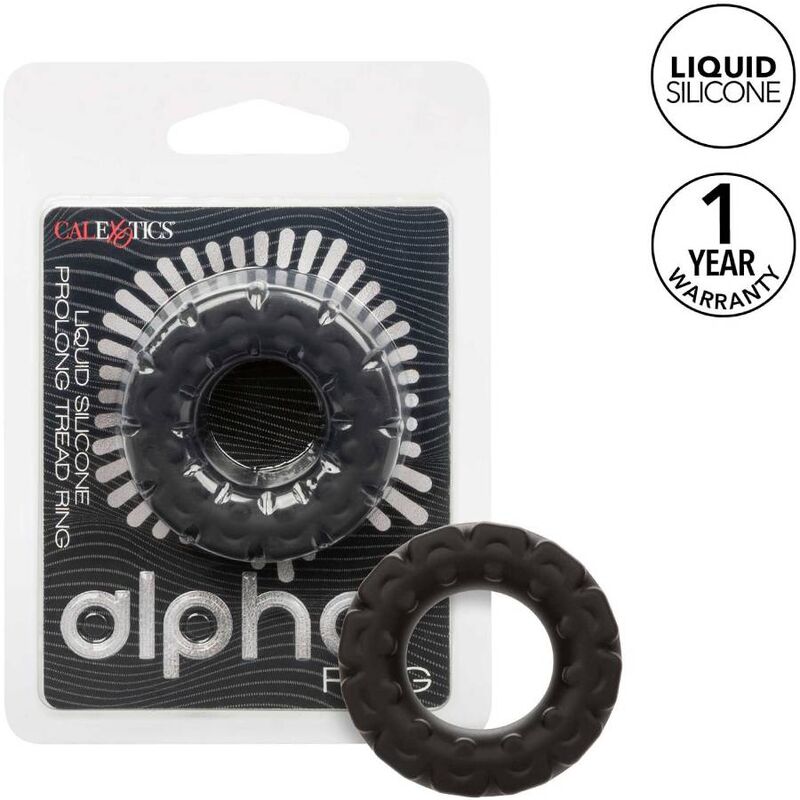 CALEXOTICS - ALPHA PROLONG TREAD RING ZWART