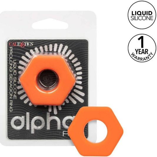 CALEXOTICS - ALPHA PROLONG SEXAGON RING ORANJE