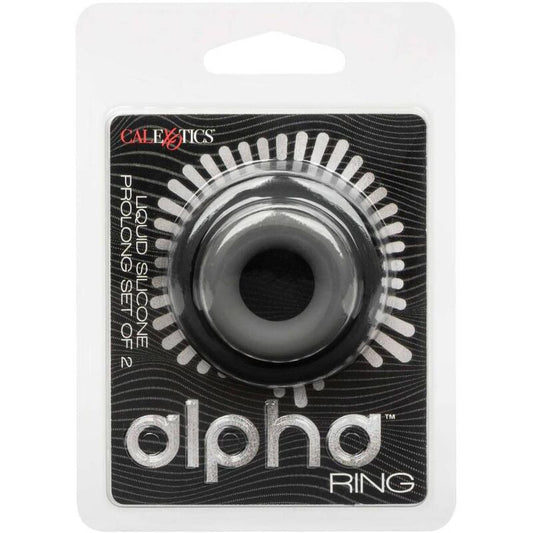 CALEXOTICS - ALPHA PROLONG SET VAN 2 RINGEN GRIJS