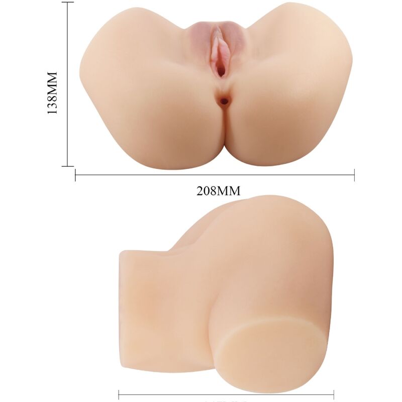 CRAZY BULL - REALISTISCHE VAGINA EN ANUS HAILEY VIBRATOR