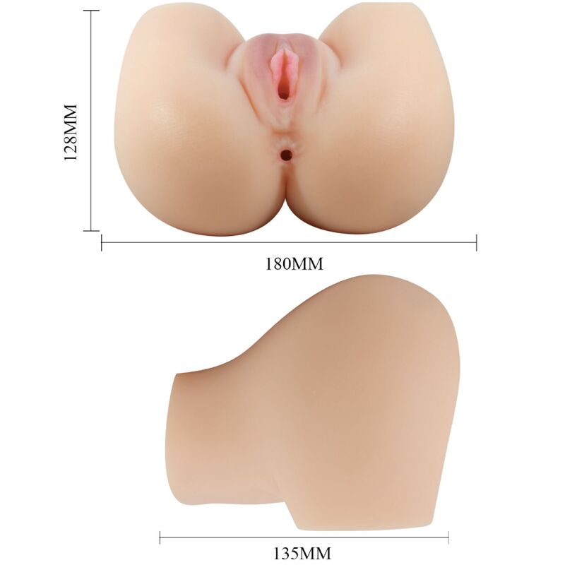 CRAZY BULL - REALISTISCHE VAGINA EN ANUS MILA VIBRATOR