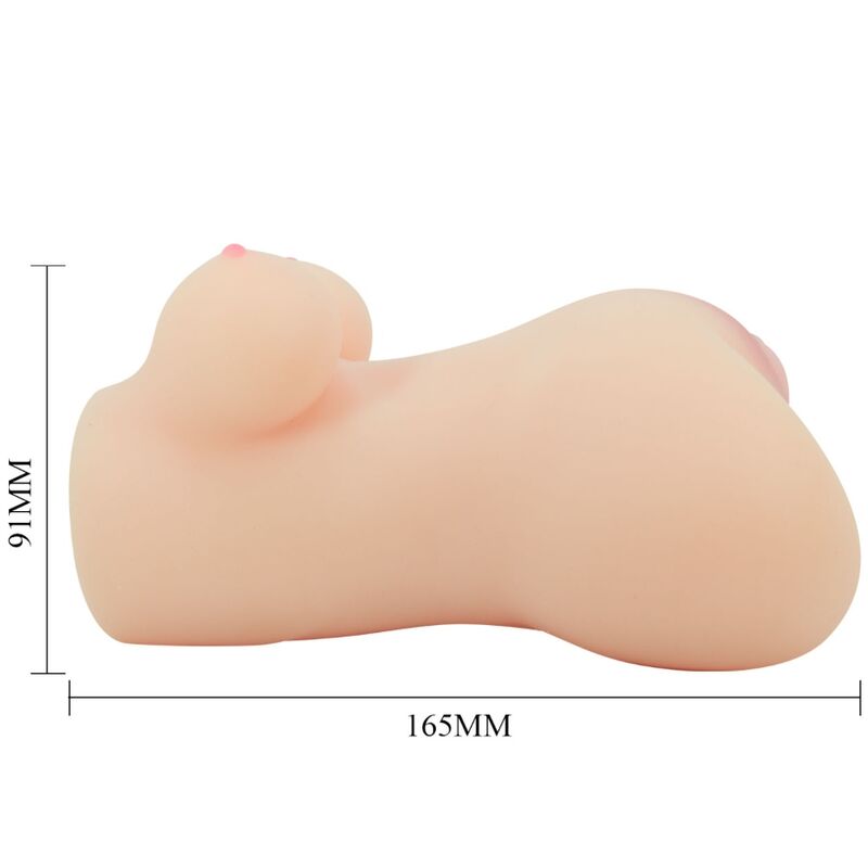CRAZY BULL - REALISTISCHE VAGINA EN ANUS HANNAH VIBRATOR