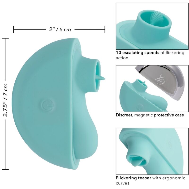 CALEXOTICS - OVATION RAVE STIMULATOR AQUA GROEN