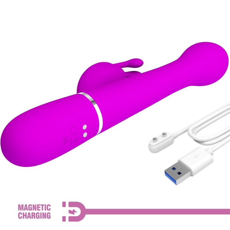 PRETTY LOVE - DEJON KONIJN VIBRATOR 3 IN 1 MULTIFUNCTIONEEL PAARS