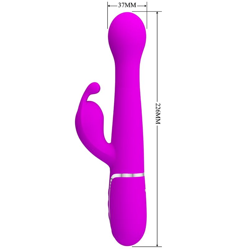 PRETTY LOVE - DEJON KONIJN VIBRATOR 3 IN 1 MULTIFUNCTIONEEL PAARS