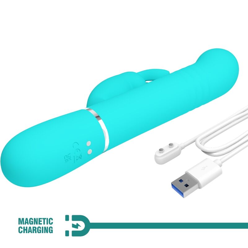PRETTY LOVE - COALE KONIJN VIBRATOR PARELS AQUAGROEN