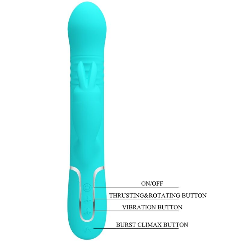 PRETTY LOVE - COALE KONIJN VIBRATOR PARELS AQUAGROEN