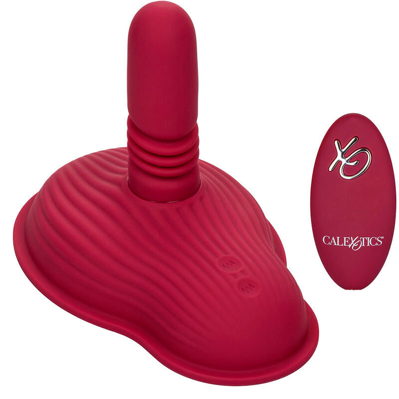 CALEXOTICS - RIDER MASSAGER DUBBELE MOTOR AFSTANDSBEDIENING ROOD