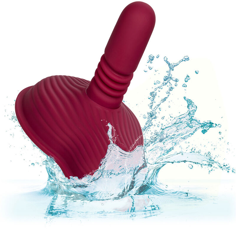 CALEXOTICS - RIDER MASSAGER DUBBELE MOTOR AFSTANDSBEDIENING ROOD