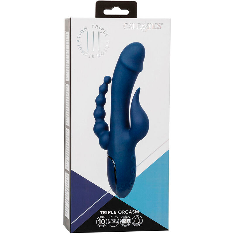CALEXOTICS - VIBRATOR DRIEDUBBEL ORGASME BLAUW
