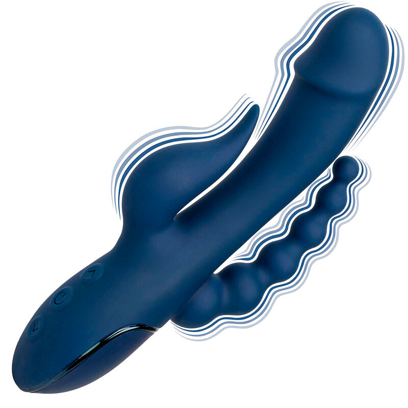 CALEXOTICS - VIBRATOR DRIEDUBBEL ORGASME BLAUW