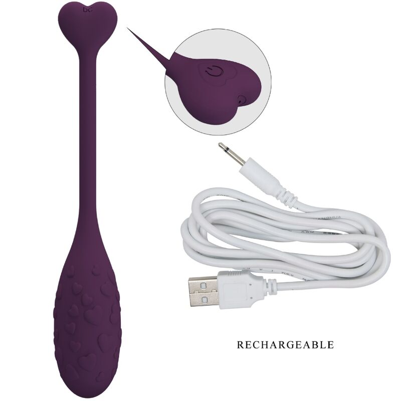PRETTY LOVE - FISHERMAN APP-GESTUURD VIBREREND EI LILA