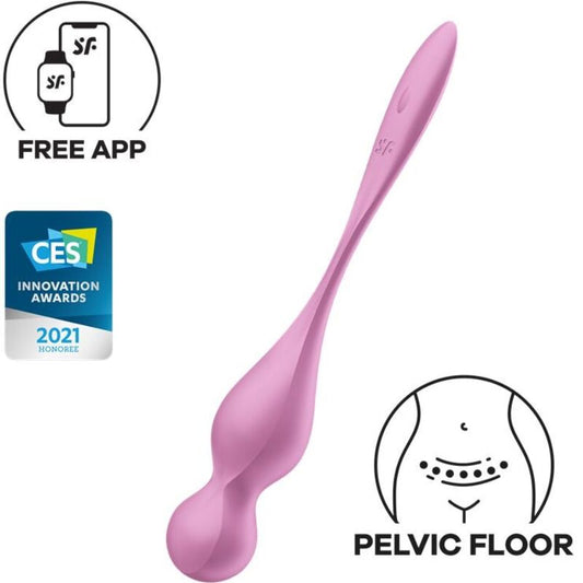 SATISFYER - LOVE BIRDS TRILLENDE KEGEL BALLEN ROZE