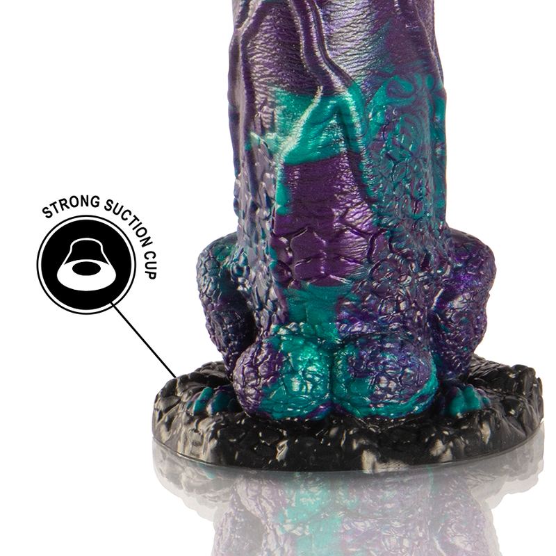 EPIC - BASILISK DILDO DUBBEL SCHUBBIG GENOT GROOT FORMAAT