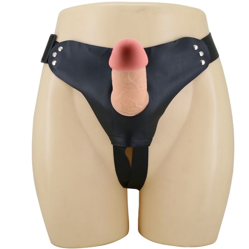 PRETTY LOVE - MAVIS TUIGJE UNIVERSELE SLIP MET DILDO 19 CM NATUURLIJK