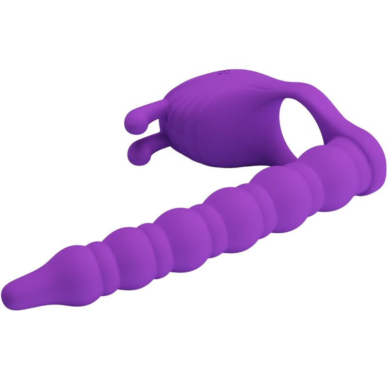 PRETTY LOVE - BLACKNEY PENISRING MET LILA VIBRATOR PLUG