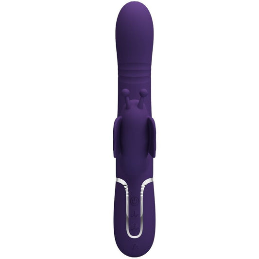 PRETTY LOVE - MULTIFUNCTIONELE KONIJN VIBRATOR 4 IN 1 VLINDER PAARS