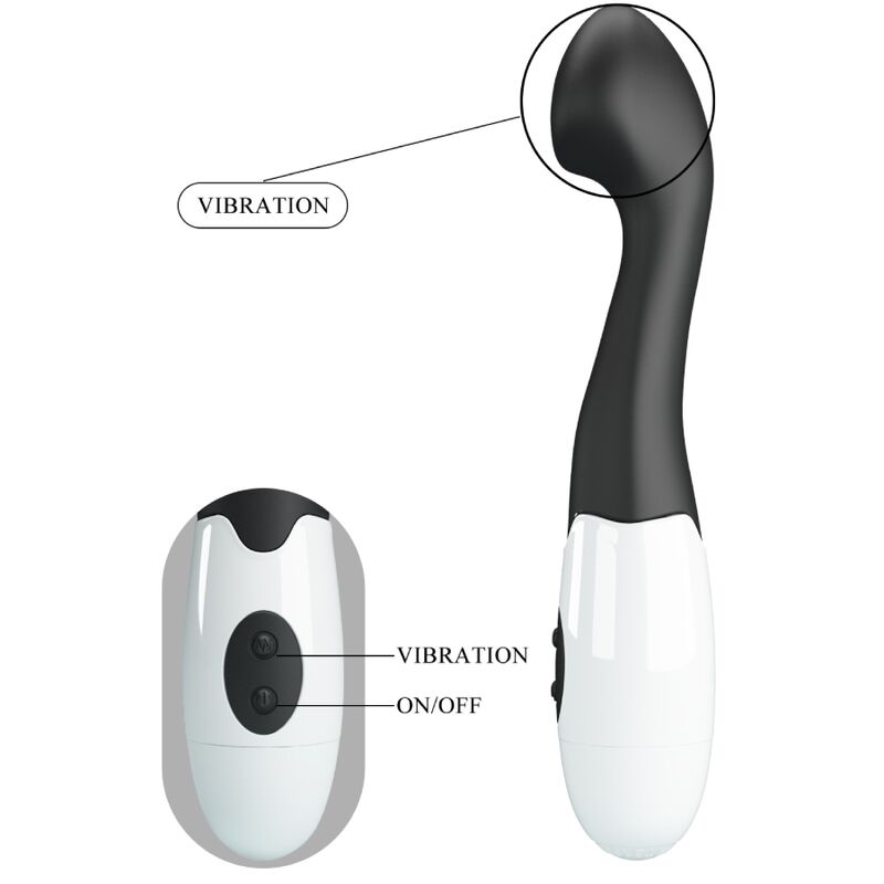 PRETTY LOVE - CHARLES G-SPOT VIBRATOR 30 STANDEN ZWART
