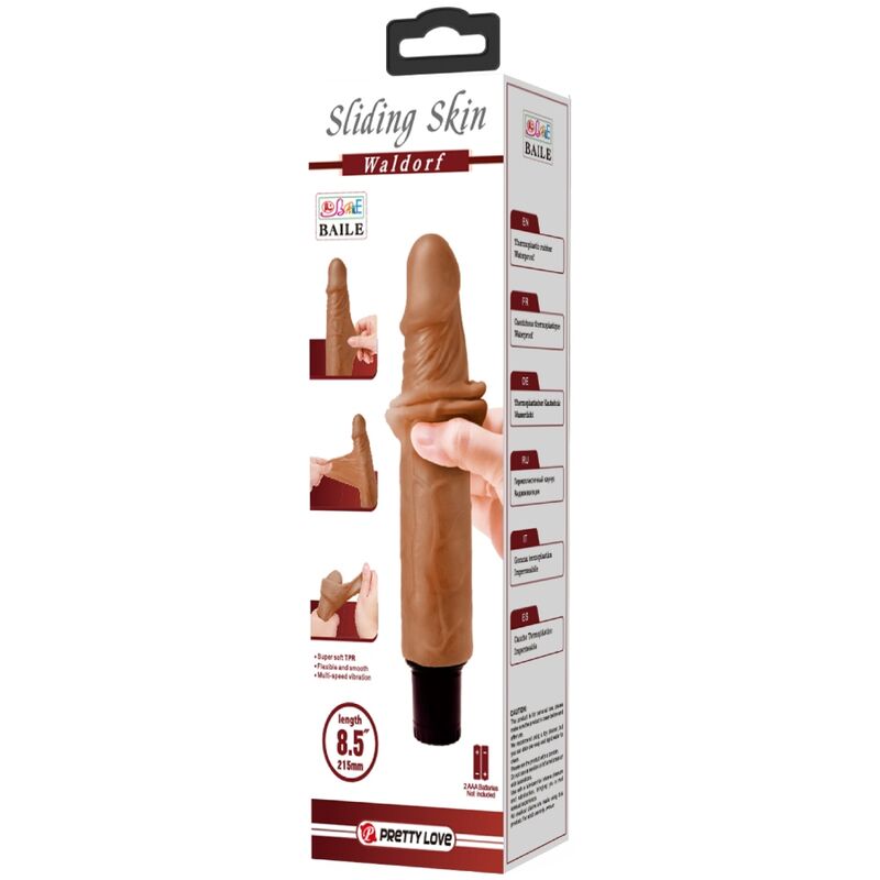 PRETTY LOVE - WALDORF REALISTISCHE VIBRATOR 18 CM -O- 4 CM